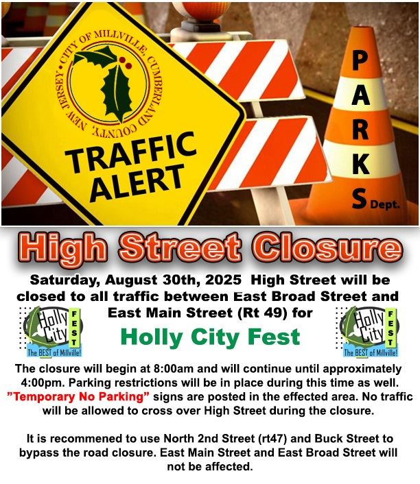 Road Closure 2025 Holly City Fest (002)