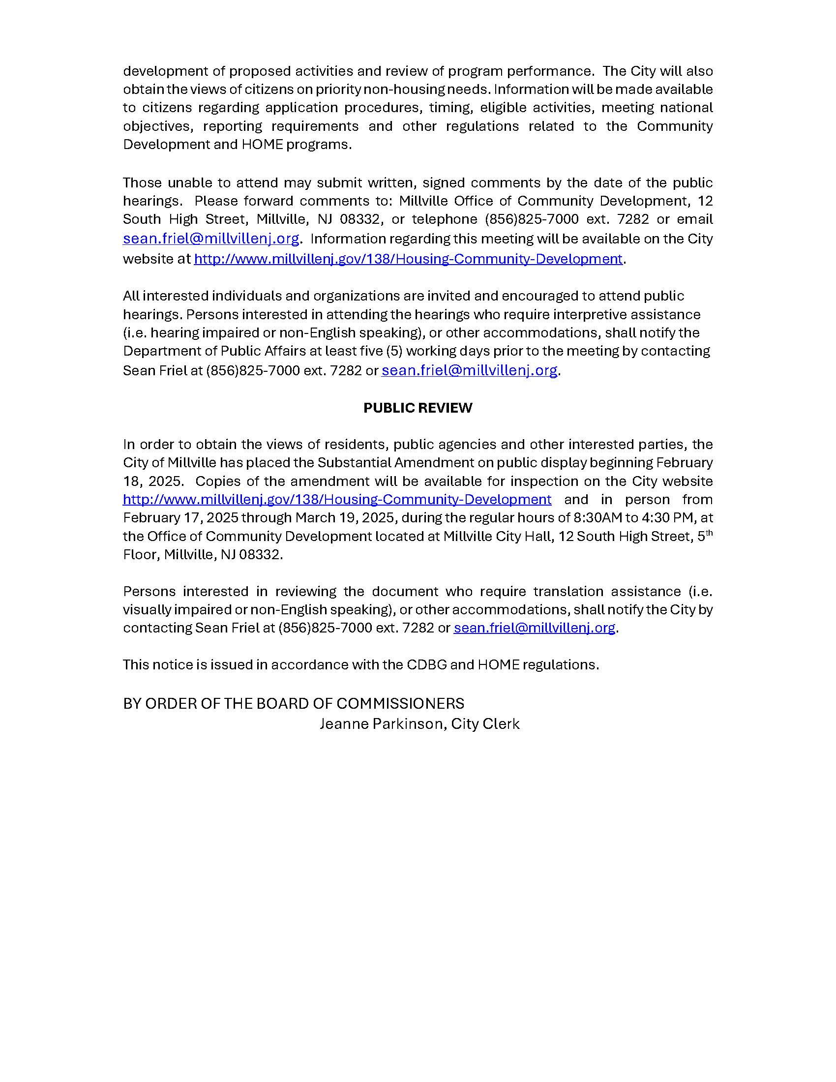 Millville 2025 Draft Public Notice 1 V2- English 3